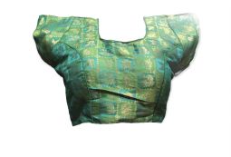 Green and Gold Fancy Blouse